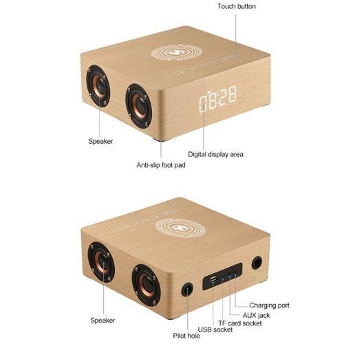 Q5A Multifunctional Wooden Bluetooth Speaker