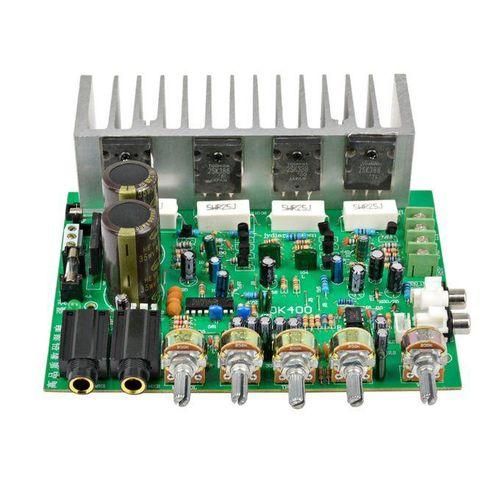 250W Power Amplifier Audio Board HIFI Karaoke Reverb Amplifier 2.0 Stereo Sound Amplificador Home Audio With Tone Control