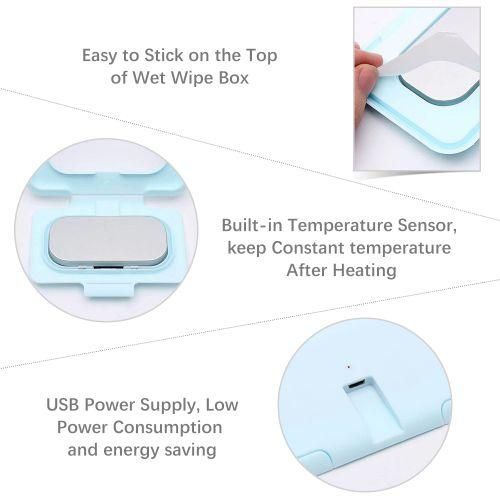 Baby Wipe Warmer Portable Baby Wet Wipes Warmer Heater Usb