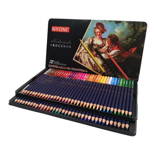NYONI Professional Watercolor Pencils Set
