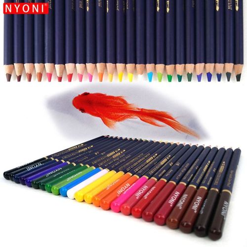 NYONI Professional Watercolor Pencils Set