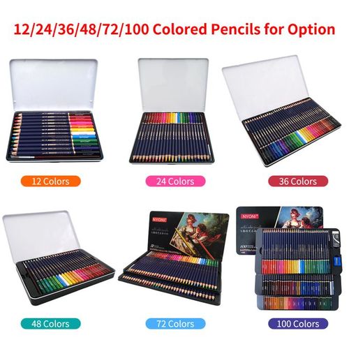 NYONI Professional Watercolor Pencils Set