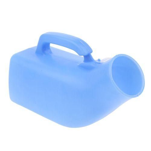 Males  Containers Car Toilet Bucket Chamber Hospital Pee Potty Blue