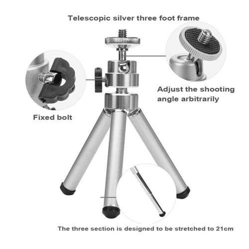 Mini Tripod for Phone Tripe for Yg300 Projector Camera Ttripode for iPhone X 8 7 6S for Xiaomi for SamsungBlack