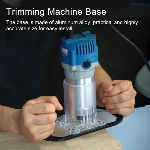 Hand-held Trimming Machine Plunge Base Wood Handle Trimming Machine Base Woodworking Slotting Carving Engraving Inlay Slotted Accessory