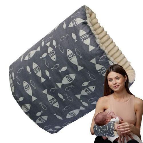 Cozy Cradle Pillow AntiSpitting Support Pillow For Bottle Feeding Comfortable Soft Pillow With Arm Hole For Mom Newborn