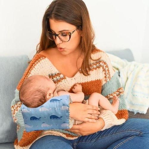 Cozy Cradle Pillow AntiSpitting Support Pillow For Bottle Feeding Comfortable Soft Pillow With Arm Hole For Mom Newborn
