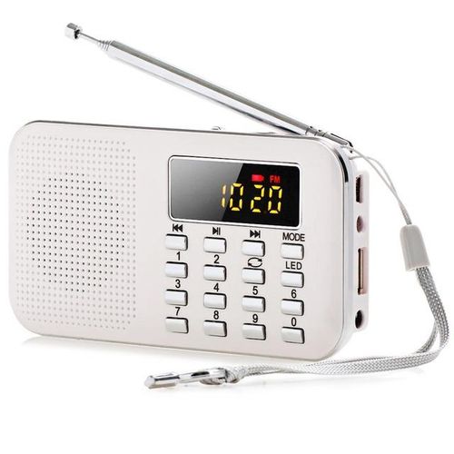Mini Radio Slim Fm Am Radio Digital Lcd World Supper Bass