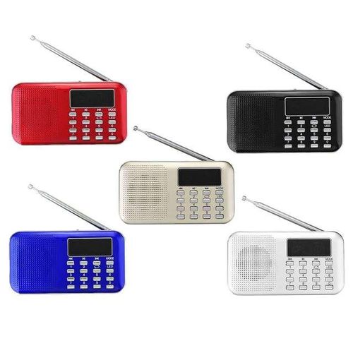 Mini Radio Slim Fm Am Radio Digital Lcd World Supper Bass