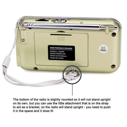 Mini Radio Slim Fm Am Radio Digital Lcd World Supper Bass