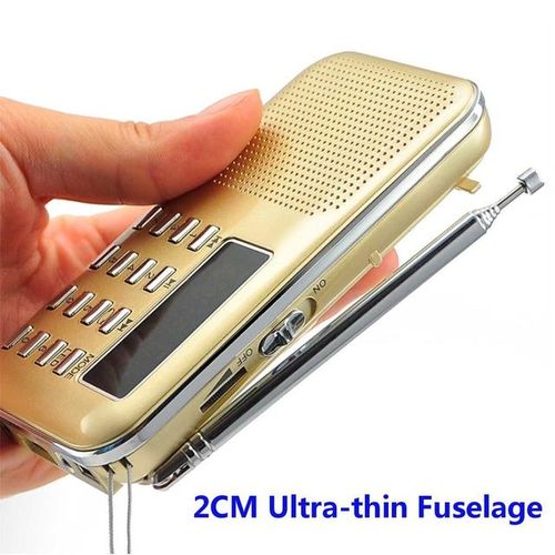 Mini Radio Slim Fm Am Radio Digital Lcd World Supper Bass