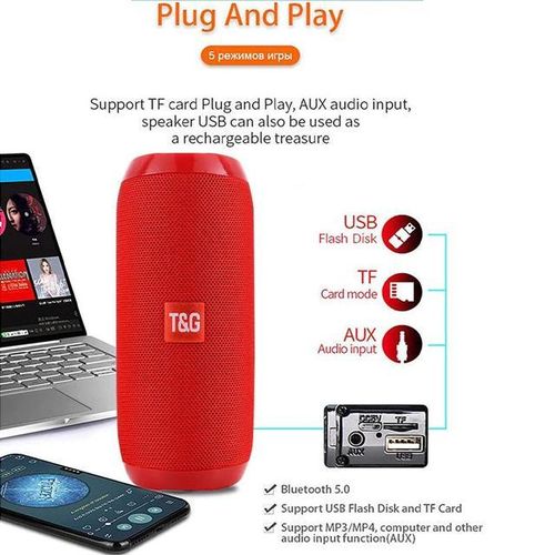 Bluetooth 4.2 Speaker Tf Card Radio Wireless Speaker Automatic Power Off Rechargeable Soundbox 3600mah Soundbox