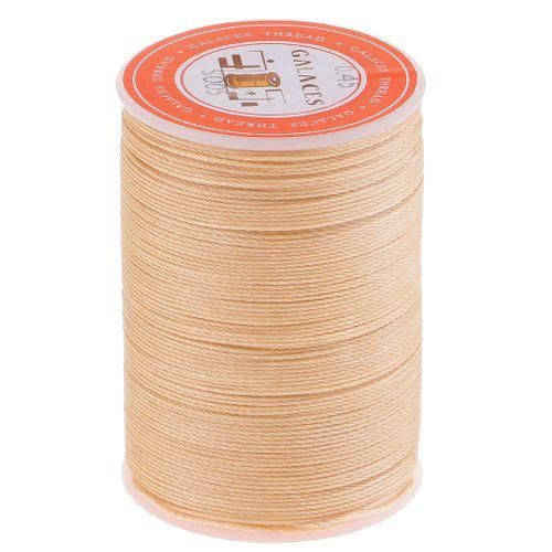 8 0.45mm Ed Polyester  Ribbon Round  Cord Saddlery Beige