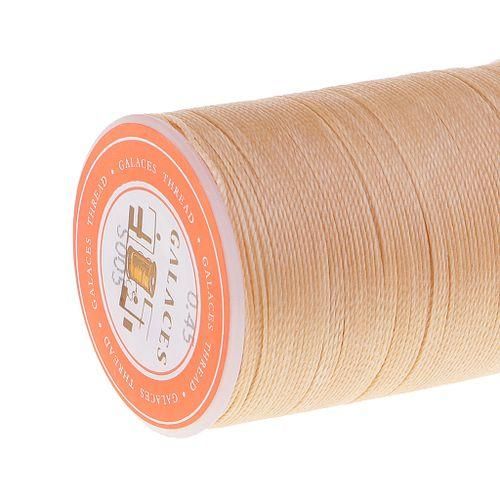 8 0.45mm Ed Polyester  Ribbon Round  Cord Saddlery Beige