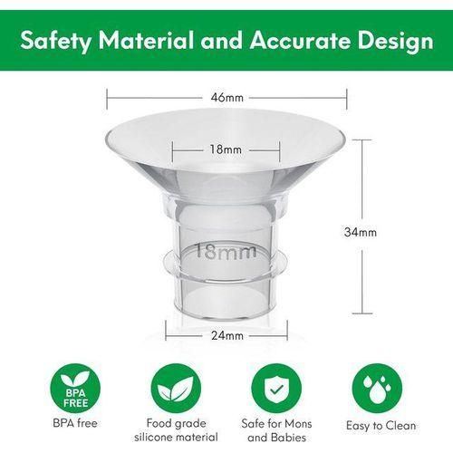 Flange Inserts 13151718192021mm Compatible with Momcozy S12 Pro S9 M5 Etc 24mm Wearable Breast Pump 24mm ShieldFlange