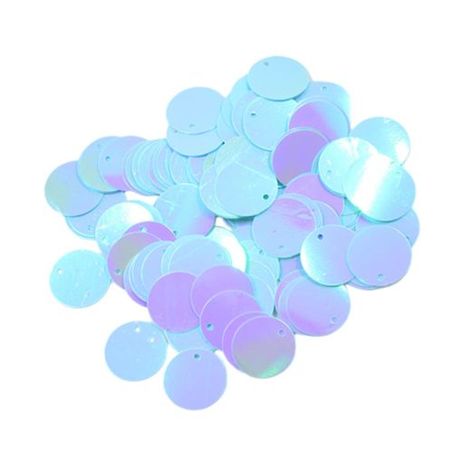 10g/130 Pcs Loose Sequins Round  Paillettes For Blue