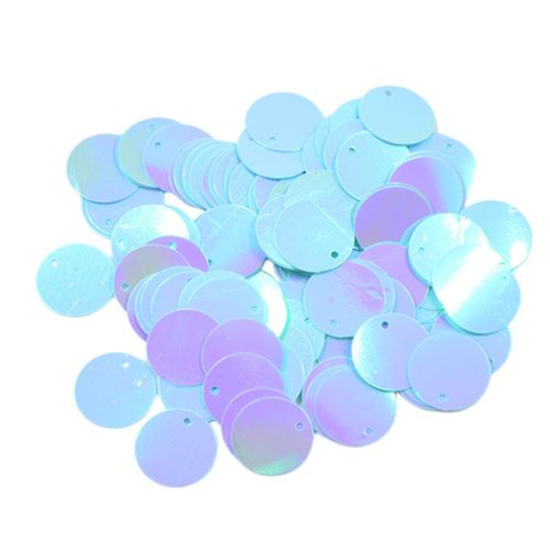 10g/130 Pcs Loose Sequins Round  Paillettes For Blue