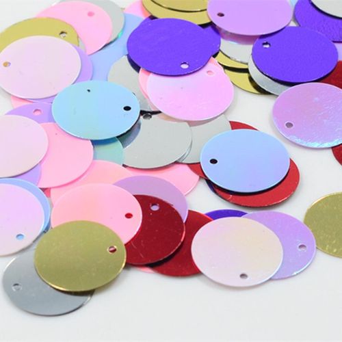 10g/130 Pcs Loose Sequins Round  Paillettes For Blue