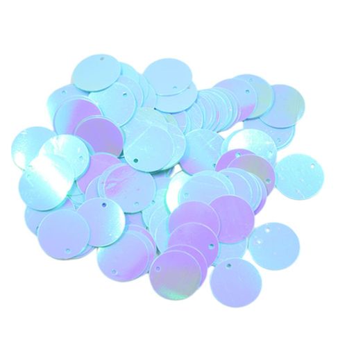 10g/130 Pcs Loose Sequins Round  Paillettes For Blue