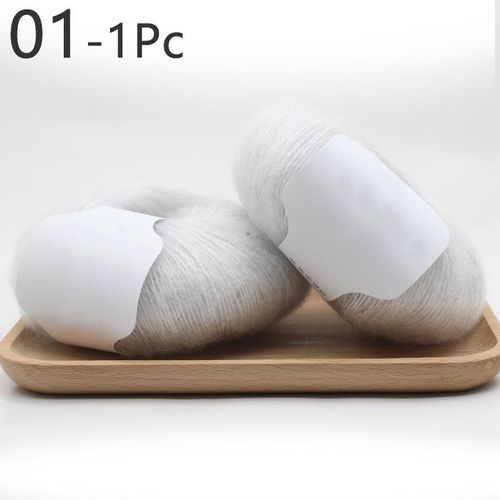 1PC Wool Crochet Multicolor Mohair Knitting Yarn For Sweater Scarf Soft Handcraft DIY Needlework