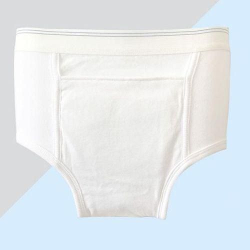 Washable Cotton Brief Mens Incontinence Underwear SMLXLX