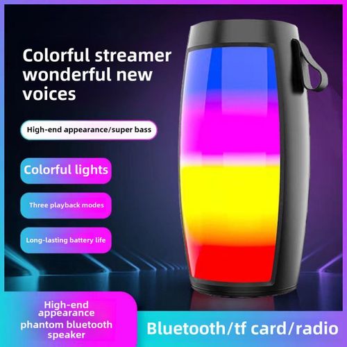 Bluetooth wireless small sound box mobile phone computer colorful card gift Bluetooth portable subwoofer audio