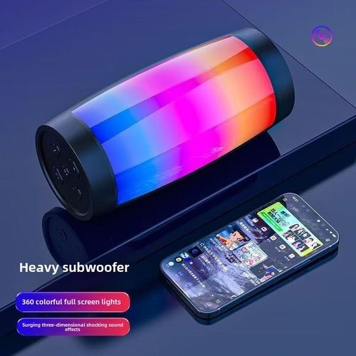 Bluetooth wireless small sound box mobile phone computer colorful card gift Bluetooth portable subwoofer audio