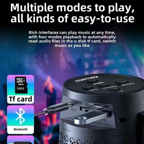 Bluetooth wireless small sound box mobile phone computer colorful card gift Bluetooth portable subwoofer audio