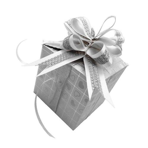 Glitter Paper Gift Box Christmas Treat Boxes Ornament Xmas  22cm