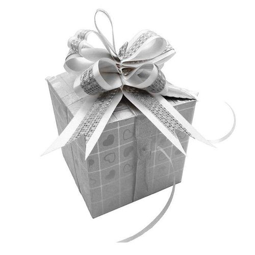 Glitter Paper Gift Box Christmas Treat Boxes Ornament Xmas  22cm