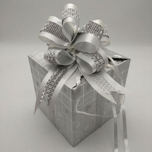 Glitter Paper Gift Box Christmas Treat Boxes Ornament Xmas  22cm