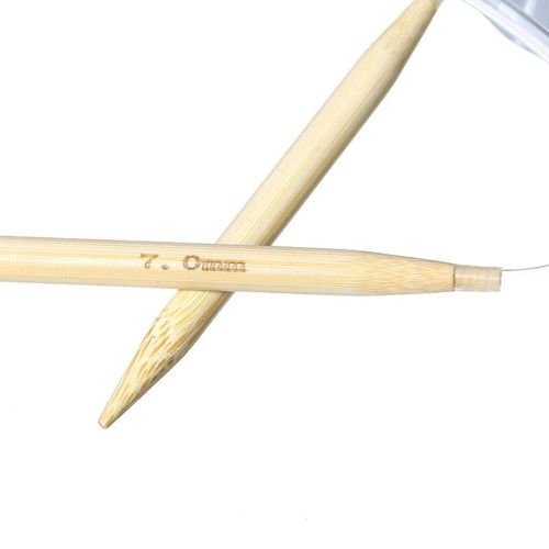 Carbonized Bamboo Circular Knitting Transparent Crochet Hooks 40/50/80cm Long For Knitting Sweater Sewing Tools