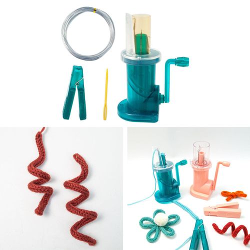 Hand Knitting Machine Knitting Sewing Tool Household Green