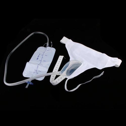 Set 5pcs Reusable Male Urinal Leg Bag Incontinence External Catheter NO5116