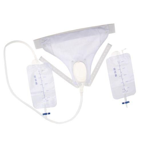 Set 5pcs Reusable Male Urinal Leg Bag Incontinence External Catheter NO5114