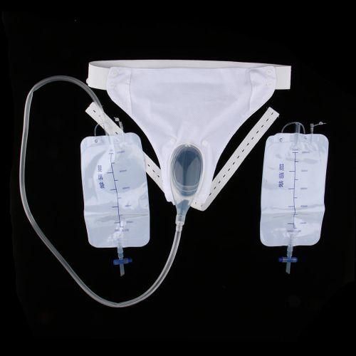 Set 5pcs Reusable Male Urinal Leg Bag Incontinence External Catheter NO5114