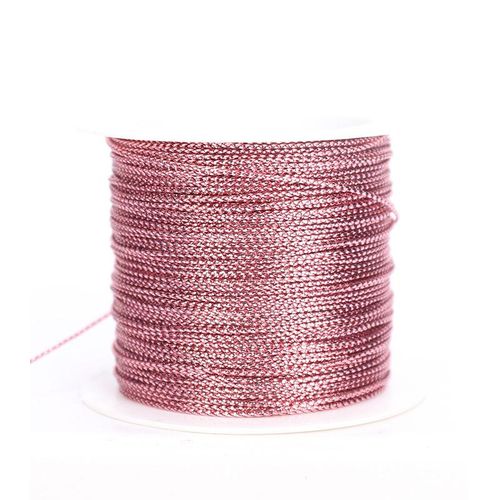 12 Colors 20 Meters 1mm Rope Gold Silver Red Rope Silk Thread Bracelet Tag Clothing Sewing Decoration Accessories Diy