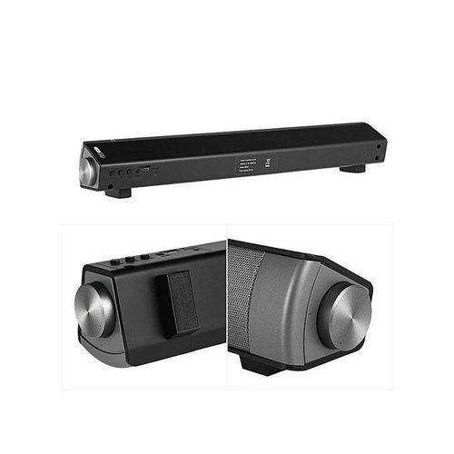 Wireless Bluetooth Soundbar Subwoofer Stereo Speaker Home Theater Music Player With Remote Control HandsFree TF Card Slot AUXIN Grey HTS
