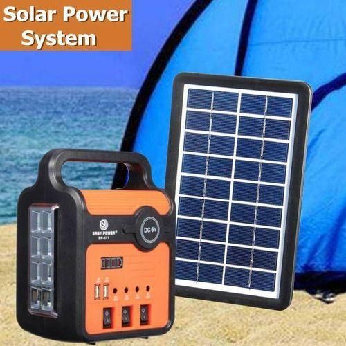 220V Solar System Home With Radio MP3 Solar Flashlight 3 LED Bulb