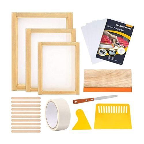 Screen Printing Machine Beginners Kit Squeegees For DIY TShirts