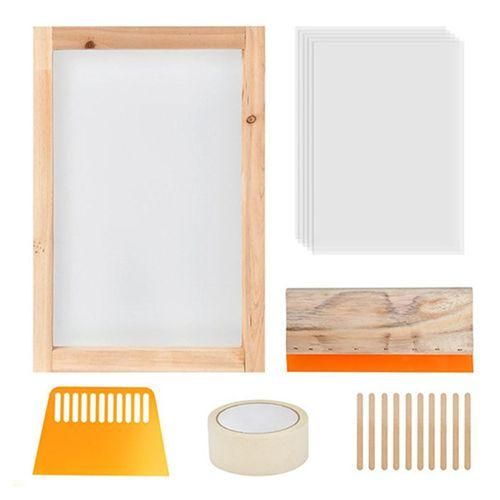 Screen Printing Machine Beginners Kit Squeegees For DIY TShirts