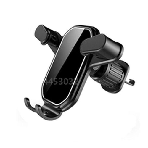 Gravity Car Cell Phone Holder For Land Rover Discovery 2 3 4 LR3 LR4 Sport GPS Stand Air Vent Clip Mount Accessories-Mirror Black_Orange