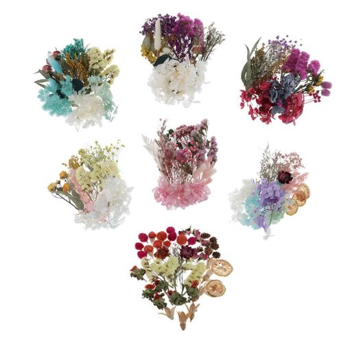 1 Bag Dried Flowers, Dried Flower Herbs For Bath, Soap