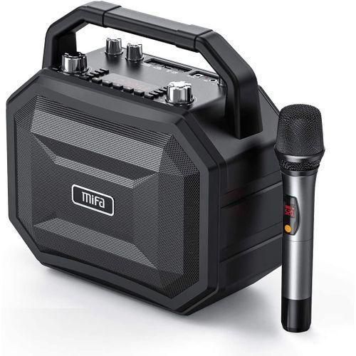 Party Bluetooth Speaker With Wireless Microphone Remote