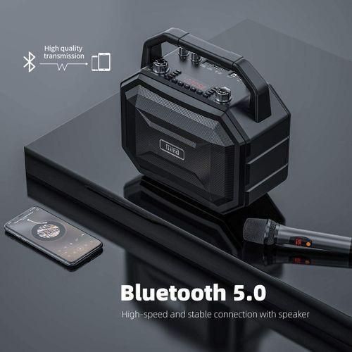 Party Bluetooth Speaker With Wireless Microphone Remote