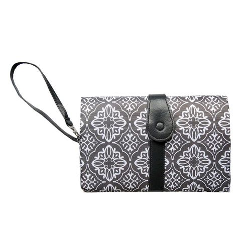Portable Baby Folding Diaper Changing Pad Waterproof Mat Fancy Bag Travel Storage New,Light Grey NO5124
