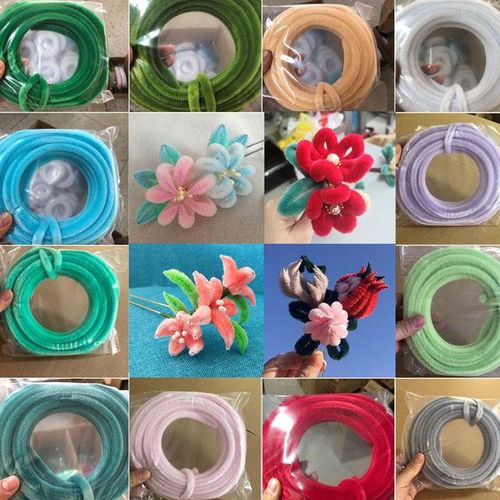 29 Colours 10mm Thick Plush Imitation Velvet Flower Diy Hanbok Velvet Flower Hairpin Hairpin Row Hair Accessories Materia