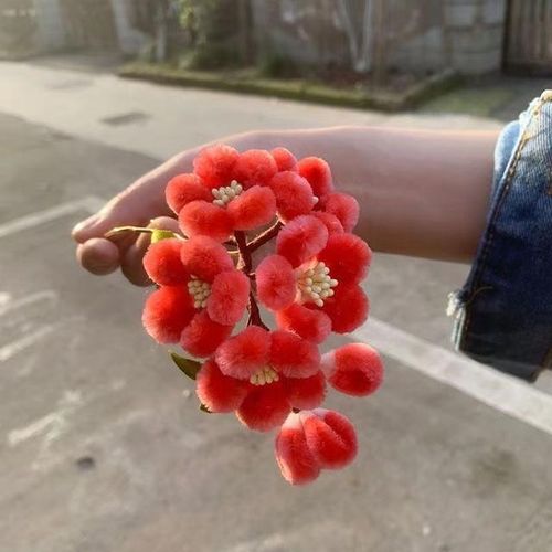 29 Colours 10mm Thick Plush Imitation Velvet Flower Diy Hanbok Velvet Flower Hairpin Hairpin Row Hair Accessories Materia