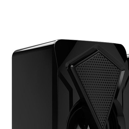 2Pcs Portable Speaker High-Volume Subwoofer USB-Black