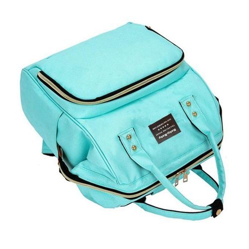 Maternity Diaper Bag Backpack Large Capacity Baby Nursing Light Green